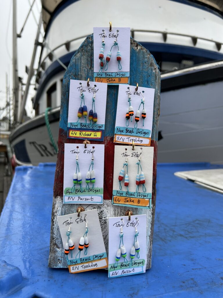 Variety of buoy earrings